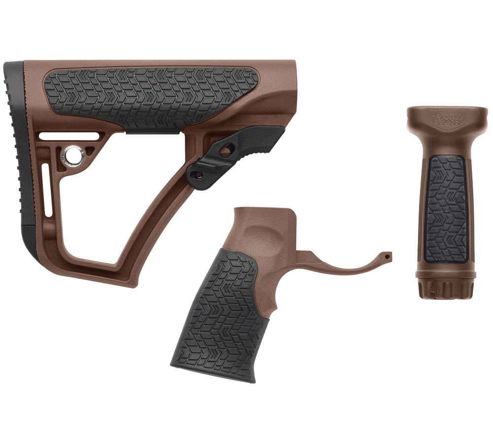 Grips Pads Stocks Daniel Defense Polymer DDF 2810206145011     COLL BUTTSTOCK/PG/FR MIL • Model: Polymer